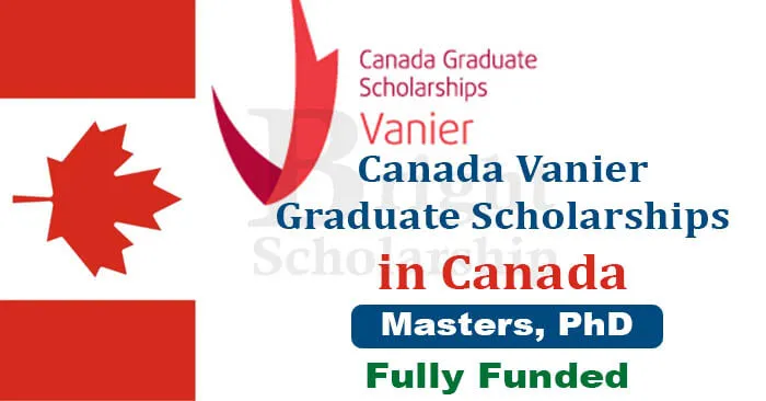 Vanier Canadian International Scholarships 2022